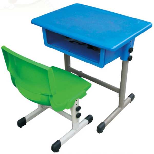 Plastic single seater school desk