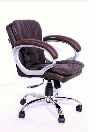 Advanto Puffy Brown Mini Workstation Chair AVXN BR CR 092