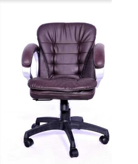 Advanto Puffy Brown Mini Workstation Chair AVXN BR PP 092
