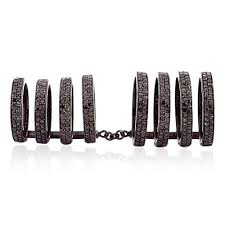 Natural Pave Diamond Slave Ring