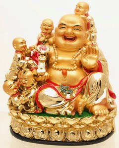 Laughing Buddha With Children