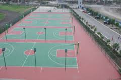 Synthetic Basketball Flooring