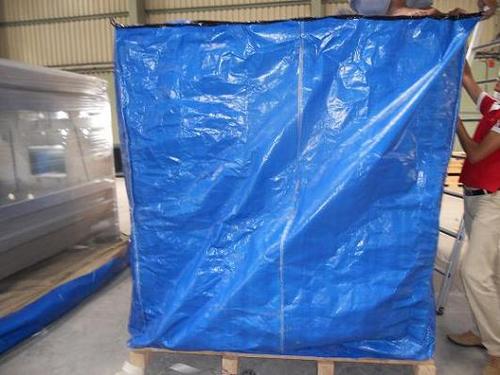 Covered with HDPE Tarpaulin