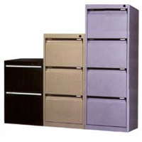 Elegance Ovan Painted CRC Steel Filing Cabinets