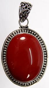  Pendant With Red Stone 