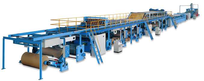 1600MM 5PLY Corrugated Paperboard Production Line