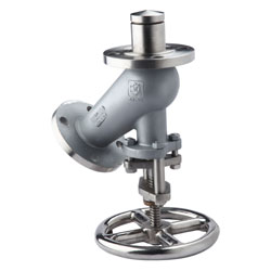 y type flush bottom tank valve